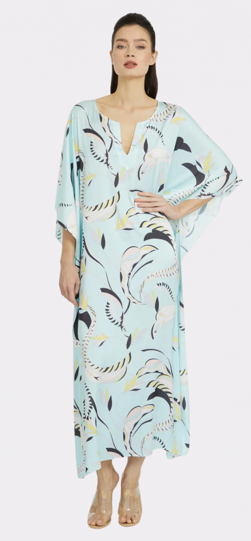 Blue Lagoon Long Caftan