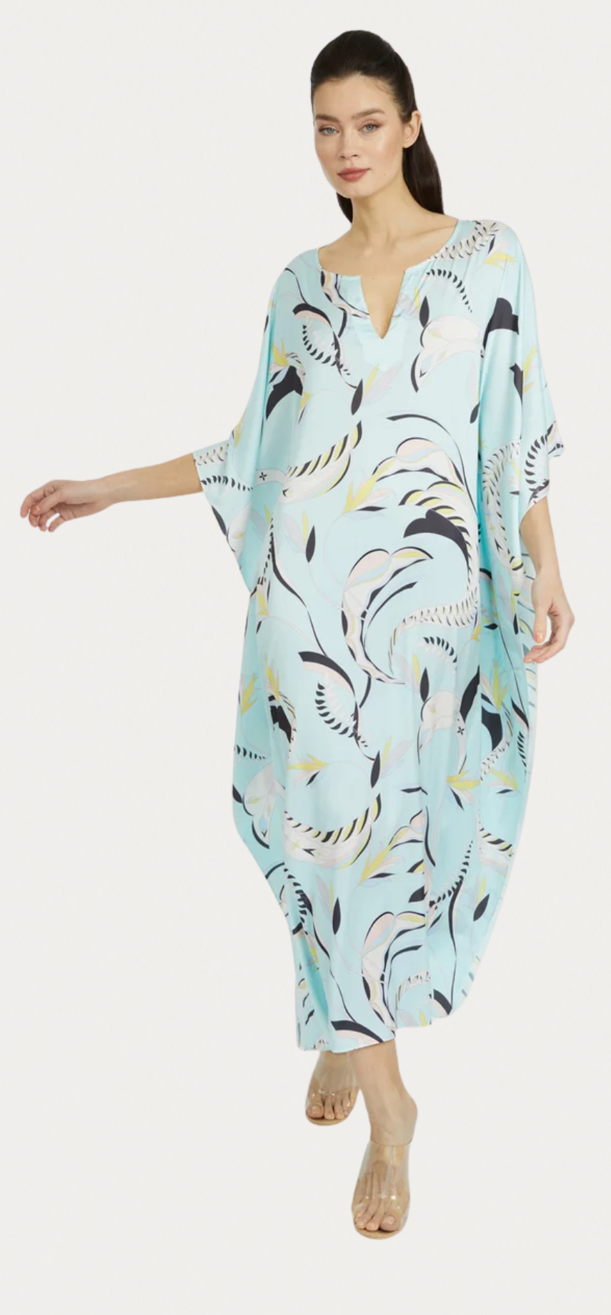 Blue Lagoon Long Caftan