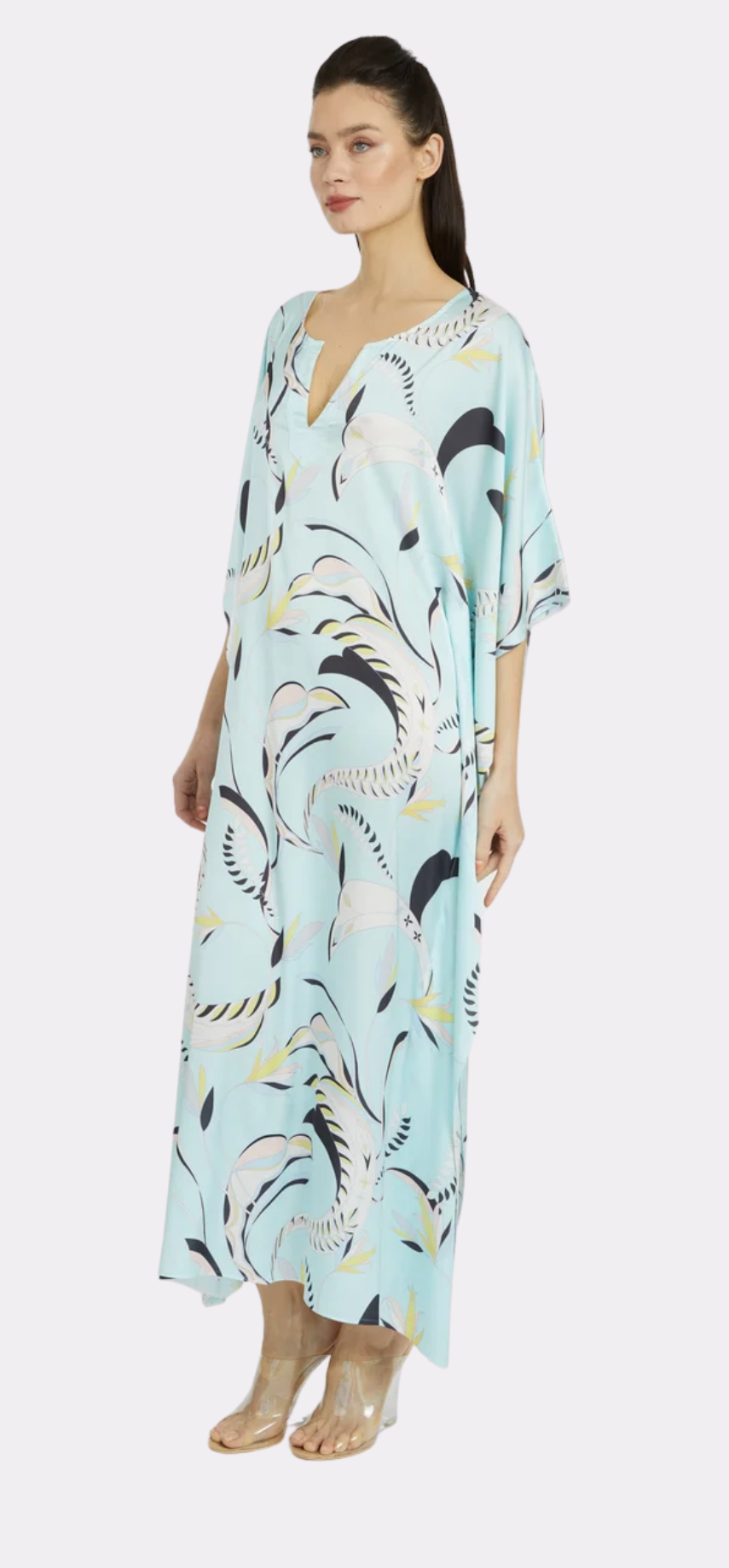 Blue Lagoon Long Caftan