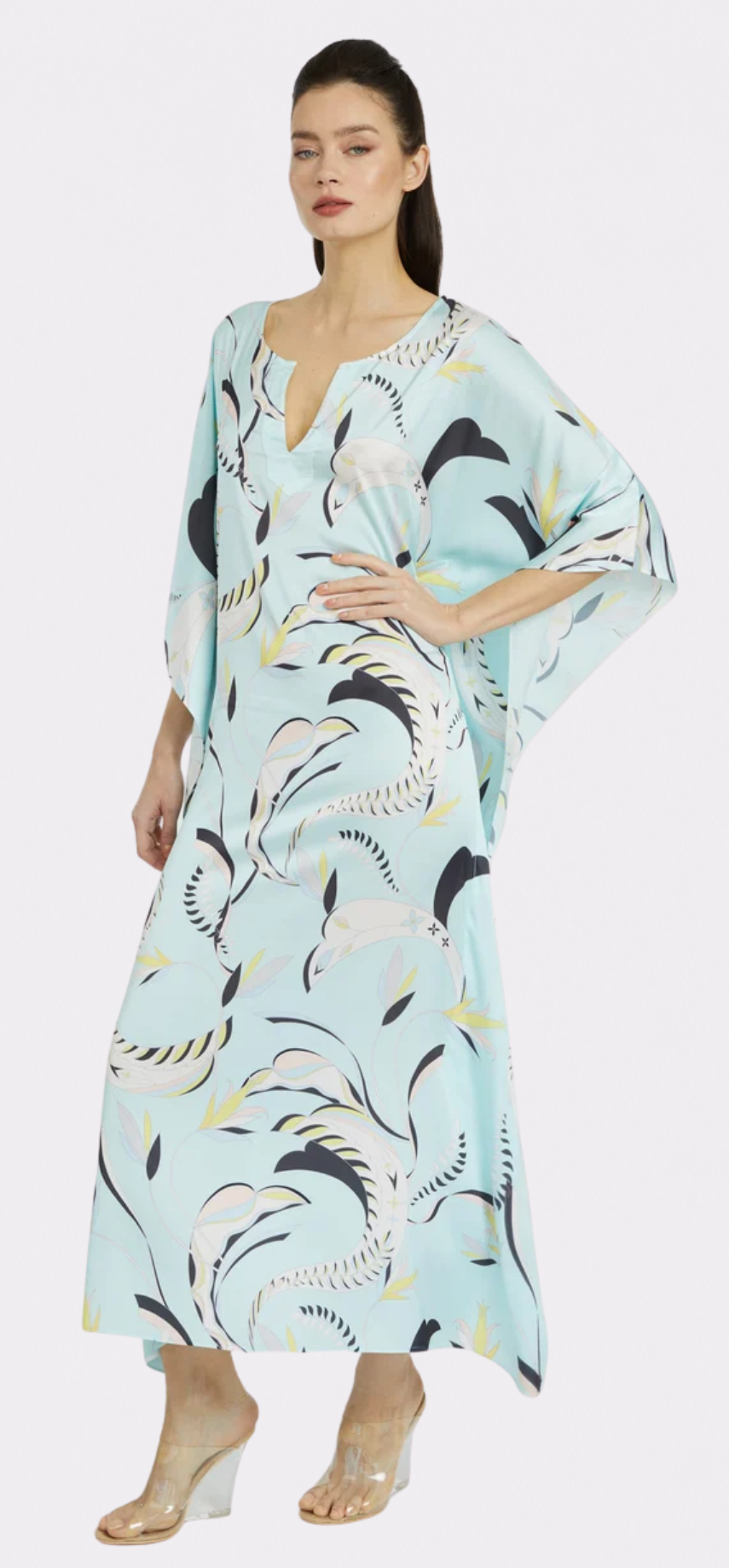 Blue Lagoon Long Caftan