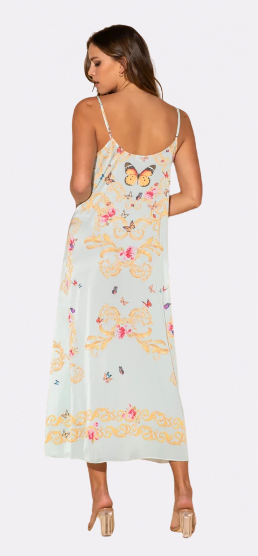 Blue Butterflies Long Chemise