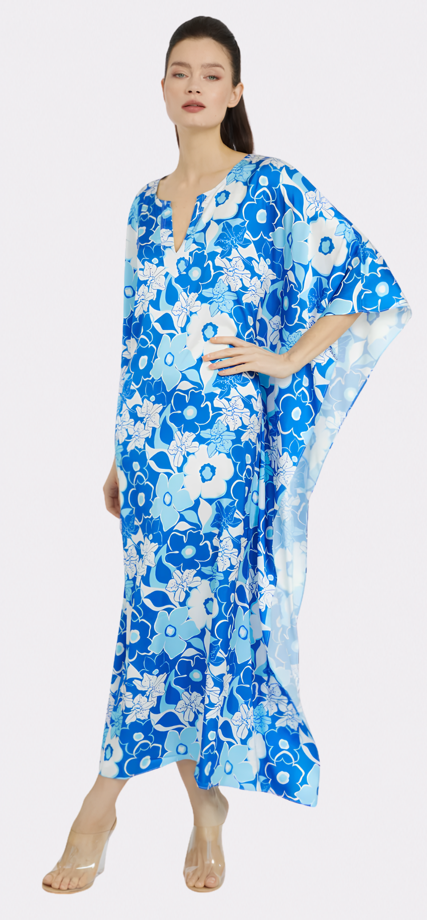 Blue Crush Long Caftan