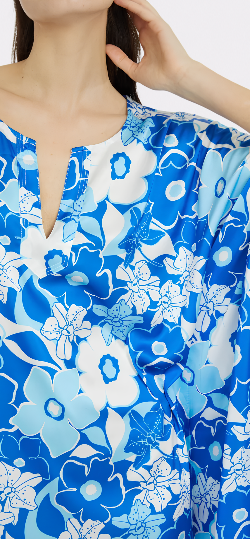 Blue Crush Long Caftan