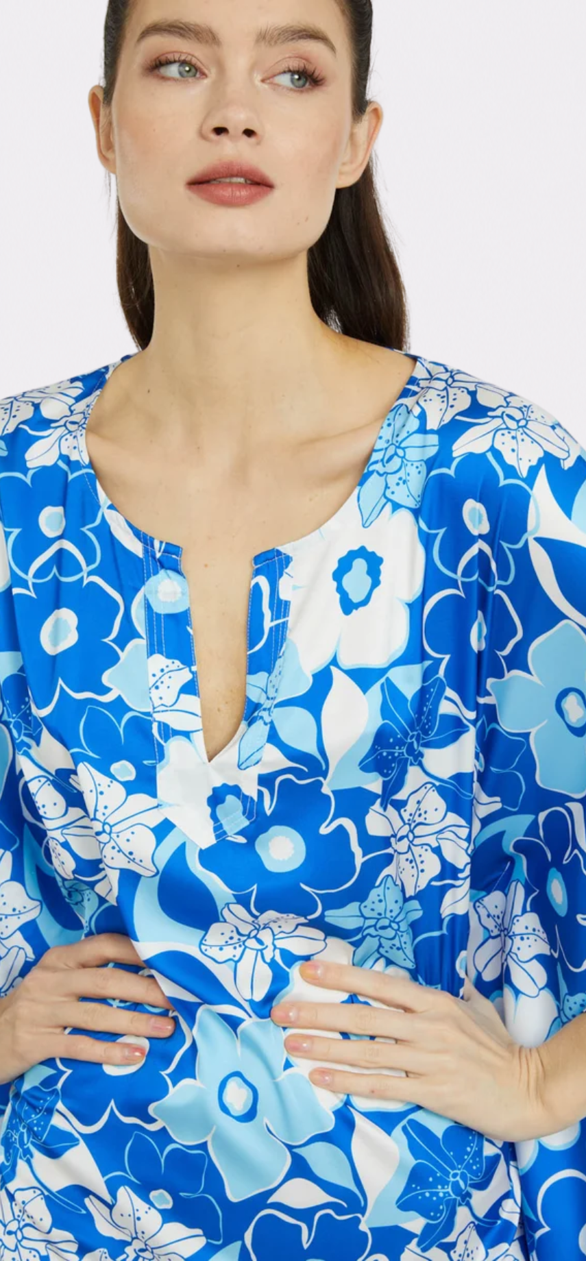 Blue Crush Long Caftan