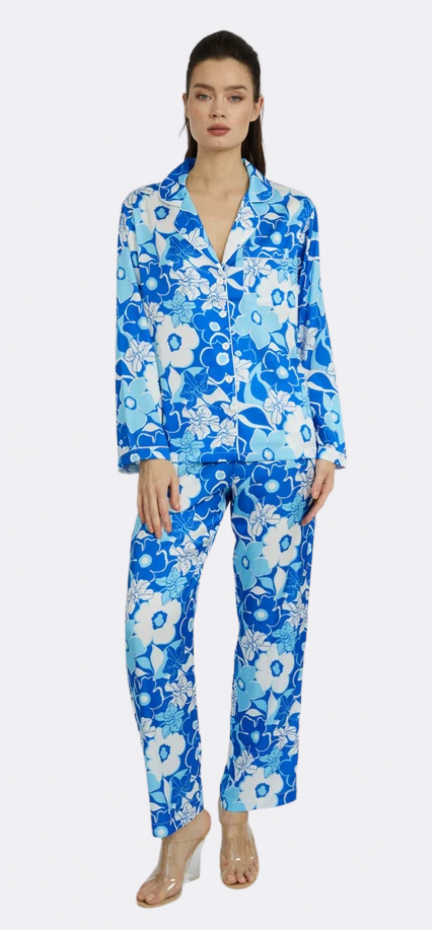 Blue Crush Long PJ Set