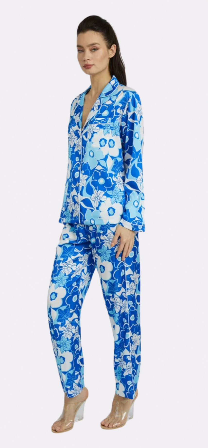 Blue Crush Long PJ Set