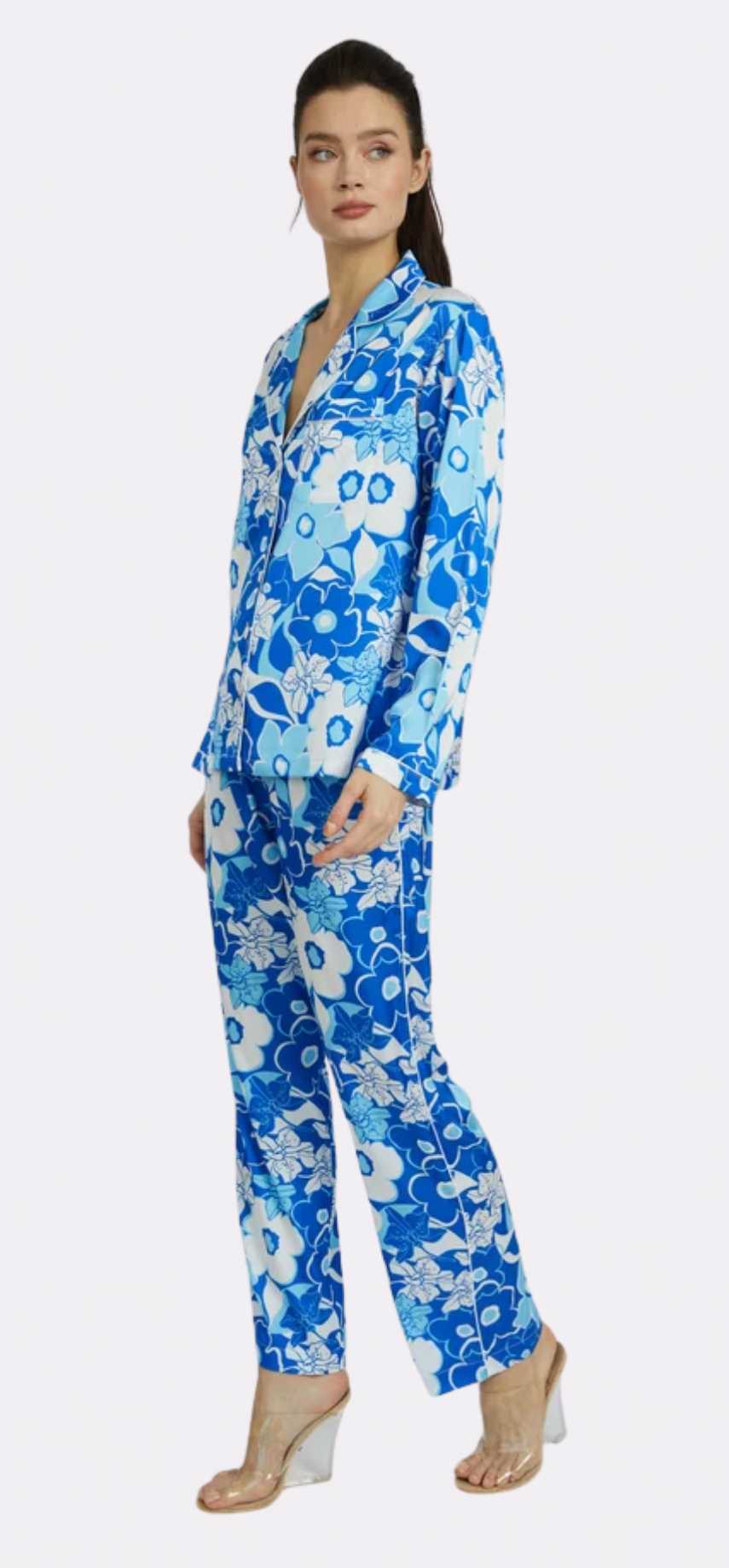 Blue Crush Long PJ Set