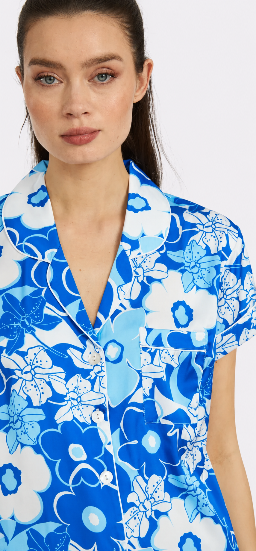 Blue Crush Short Sleeve & Pant PJ Set