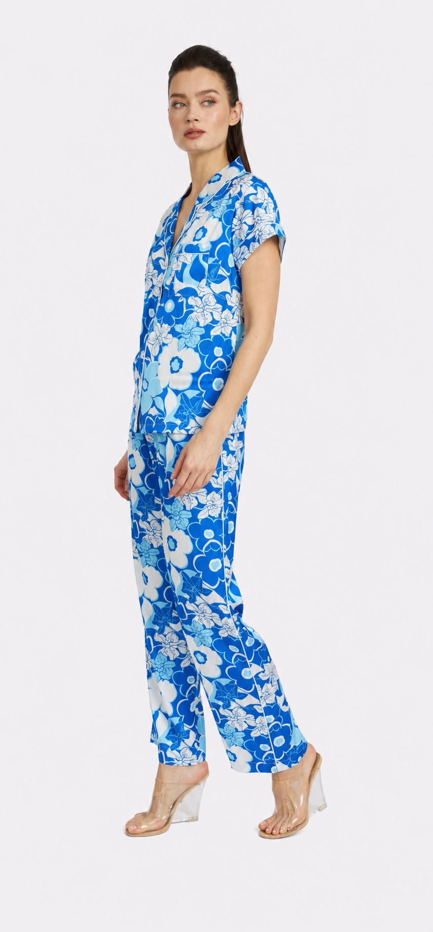 Blue Crush Short Sleeve & Pant PJ Set
