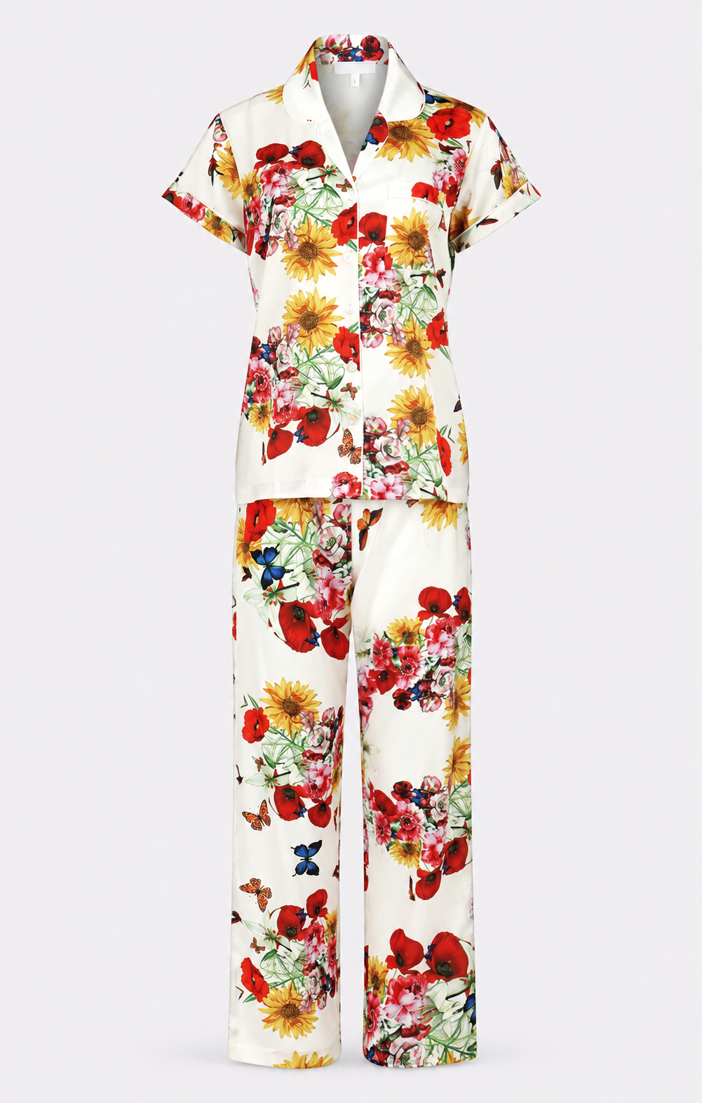 Bouquet Short Sleeve & Pant PJ Set