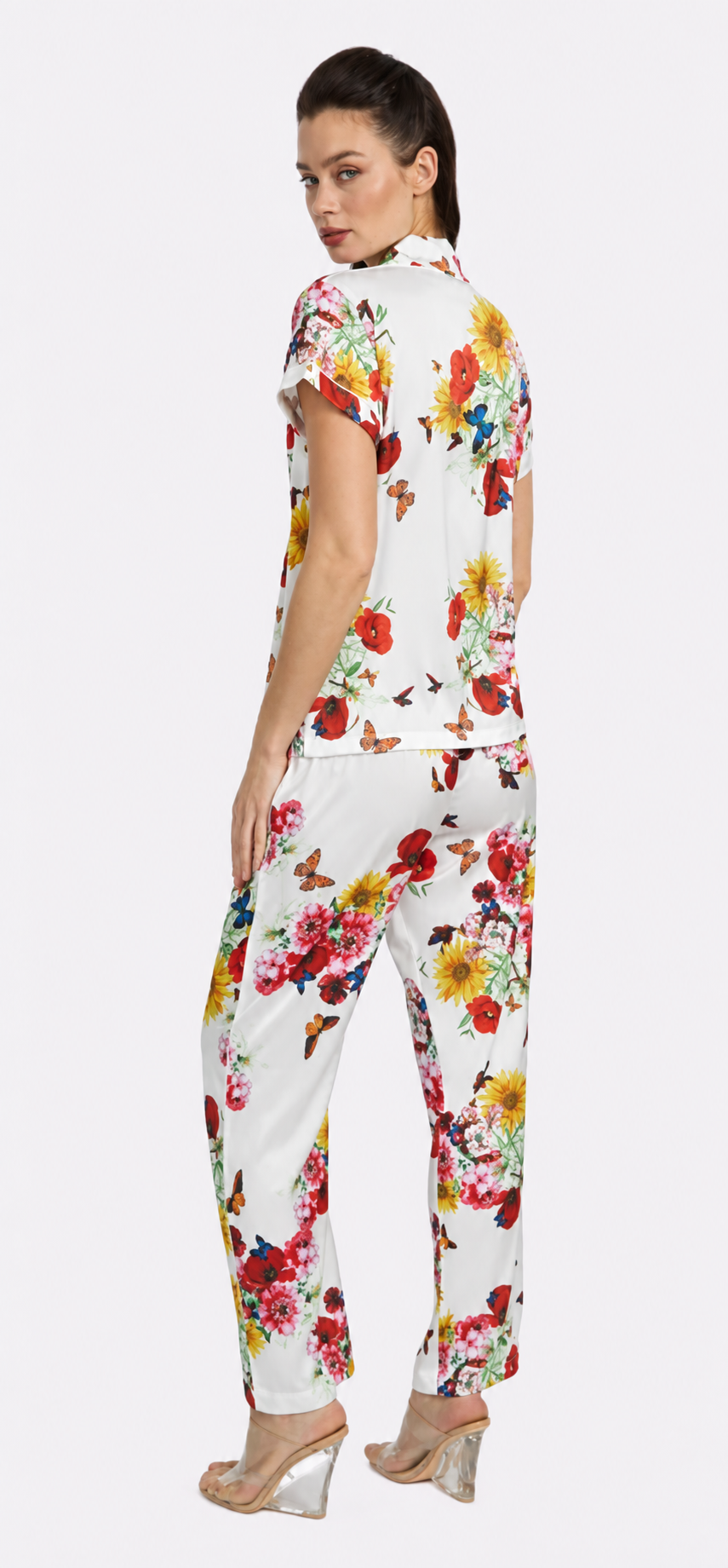 Bouquet Short Sleeve & Pant PJ Set