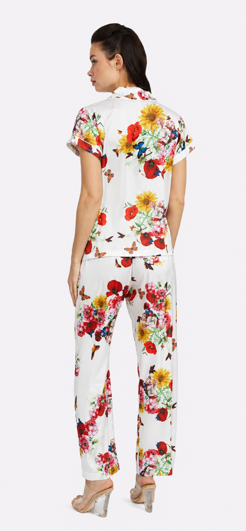 Bouquet Short Sleeve & Pant PJ Set