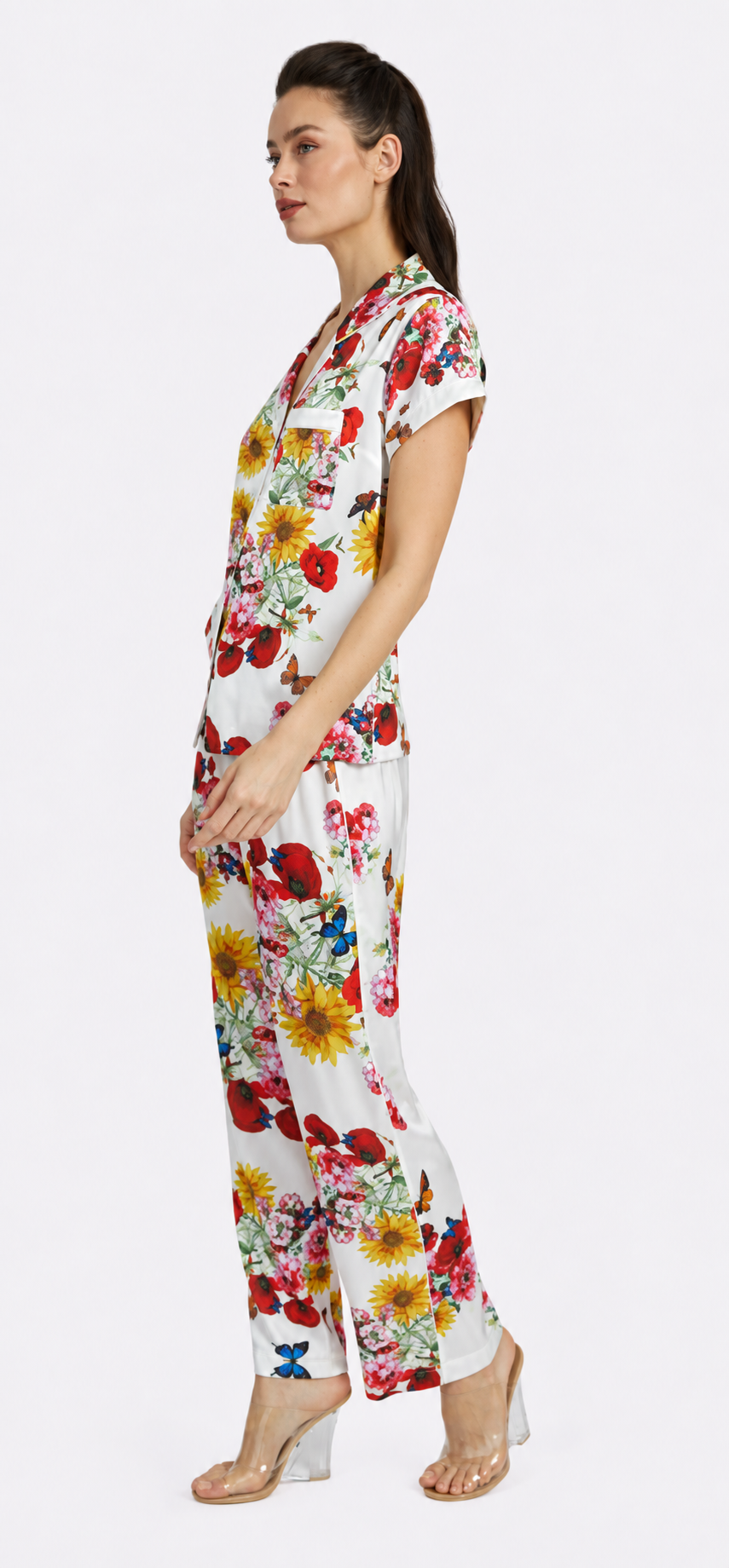 Bouquet Short Sleeve & Pant PJ Set