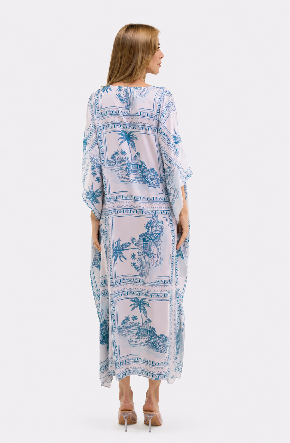 Bungalow Blue Long Caftan