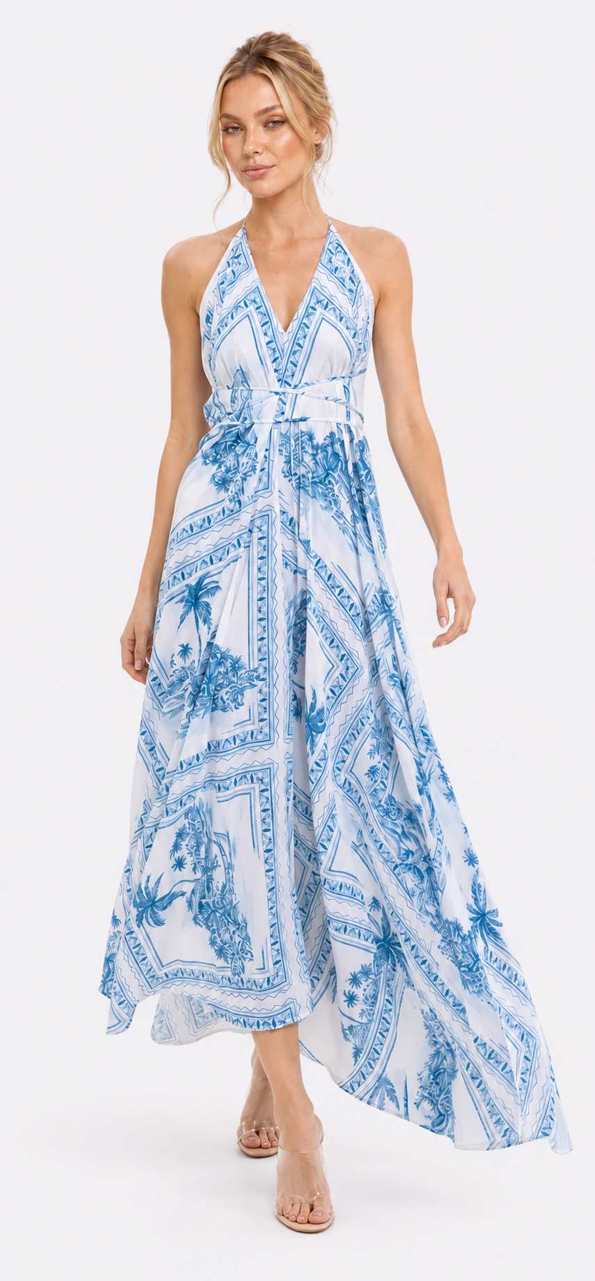 Bungalow Blue Infinity Dress