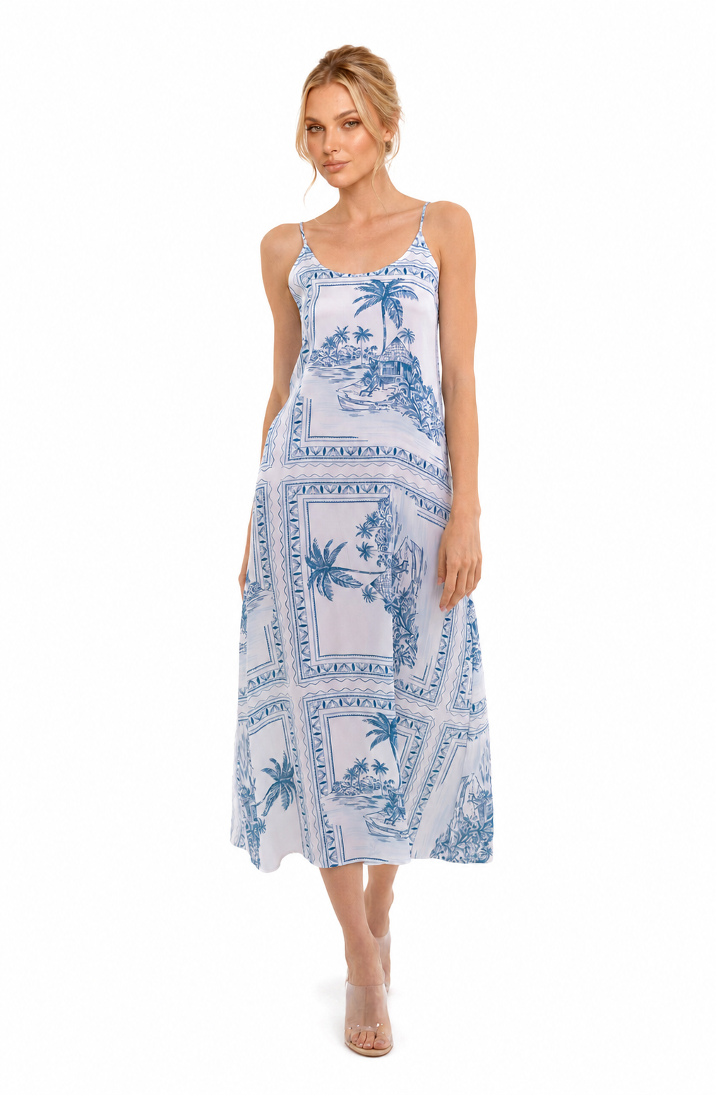 Bungalow Blue Long Chemise