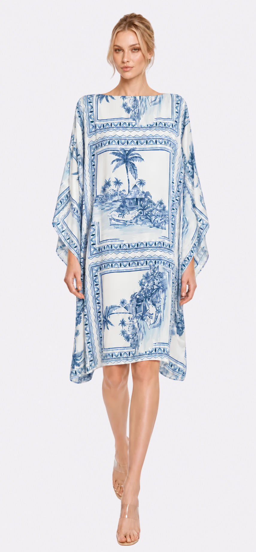 Bungalow Blue Three-in-One Short Dress