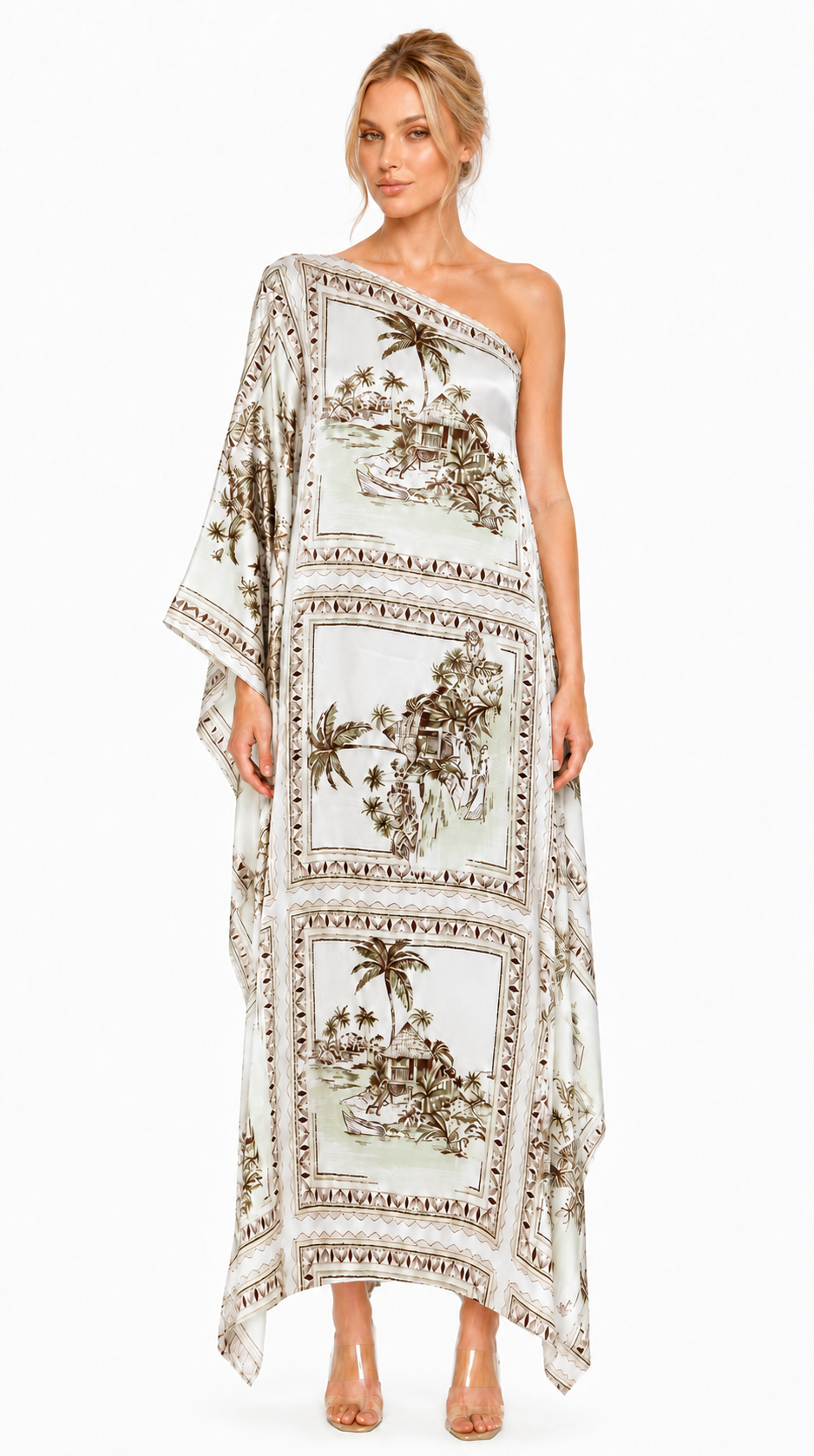 Bungalow Golden 3-Way Convertible Long Caftan