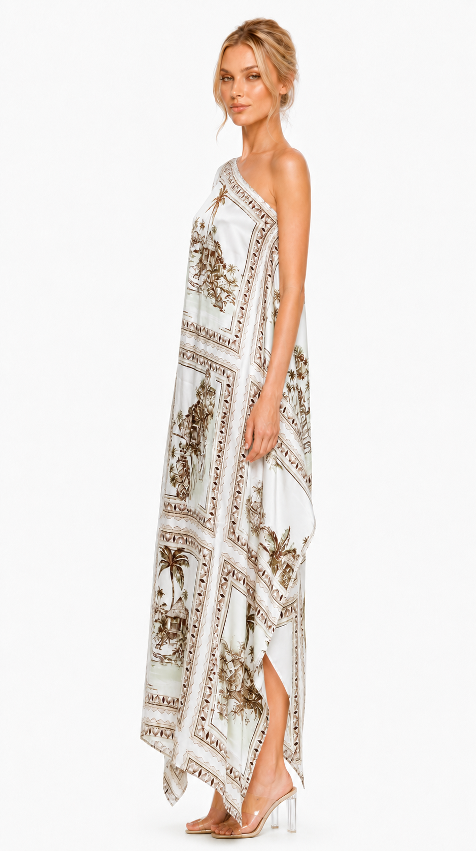 Bungalow Golden 3-Way Convertible Long Caftan