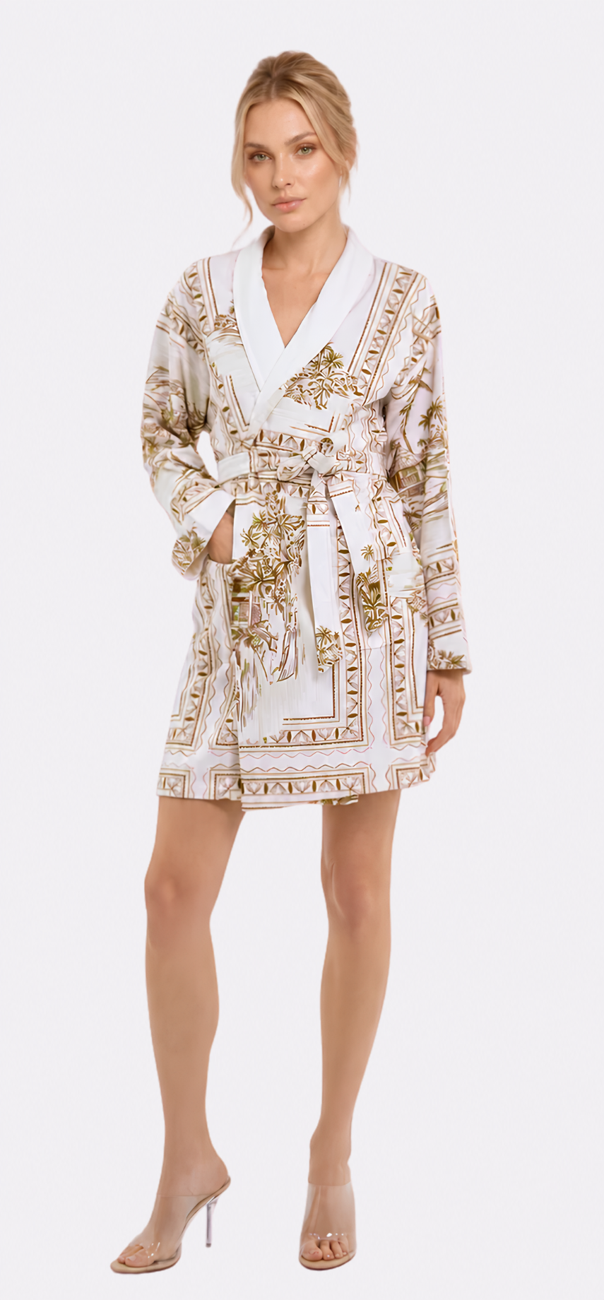 Bungalow Golden Short Robe