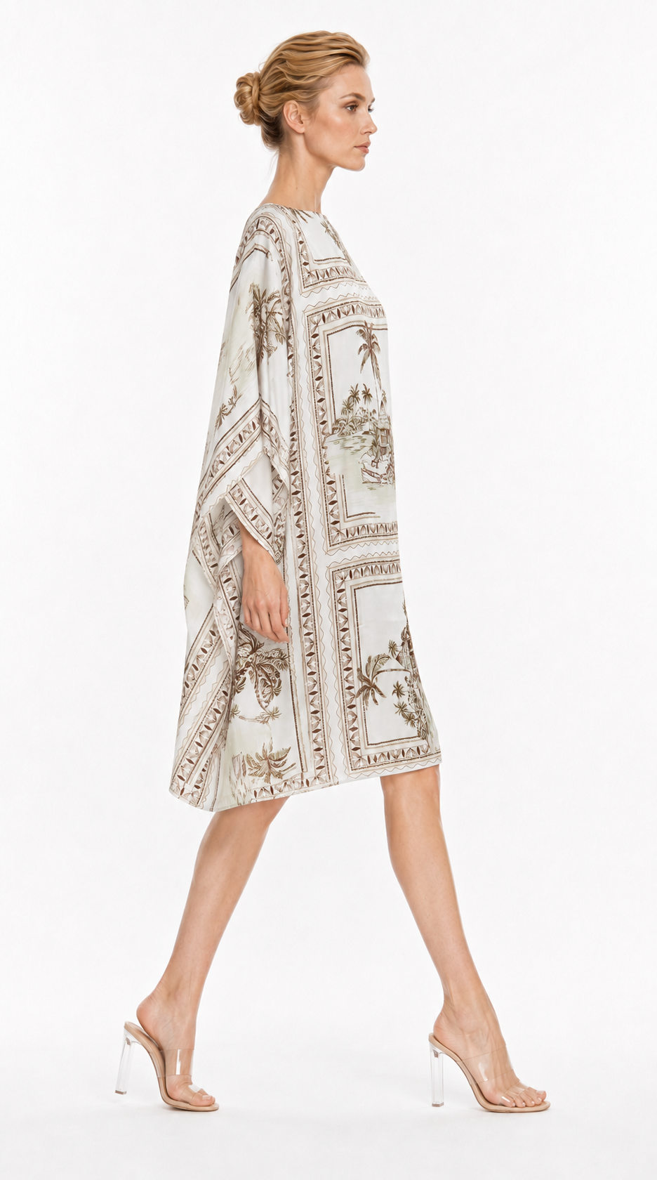 Bungalow Golden 3-Way Convertible Short Caftan