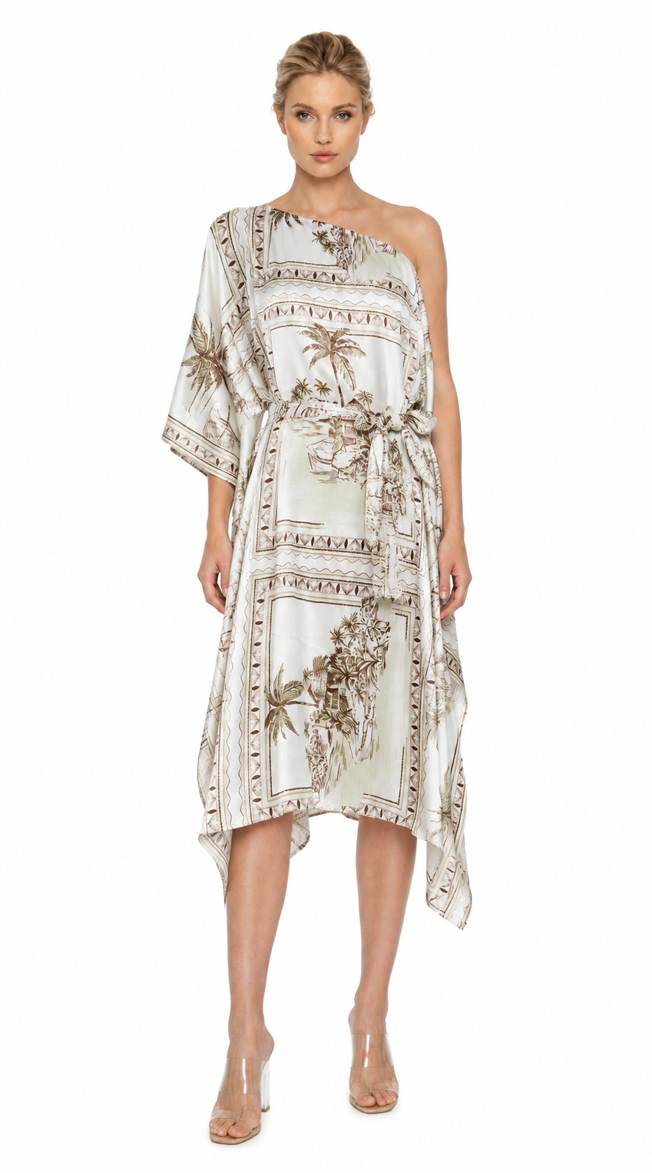 Bungalow Golden 3-Way Convertible Short Caftan
