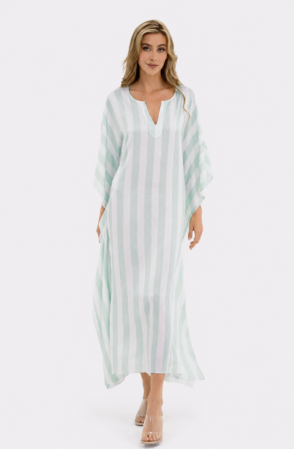 Cabana Mint Long Caftan