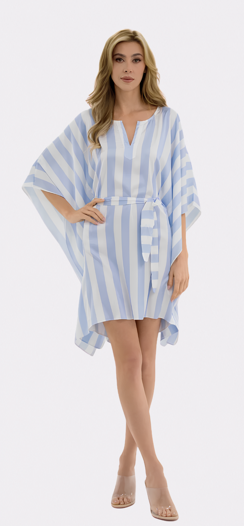 Cabana Blue Short Caftan