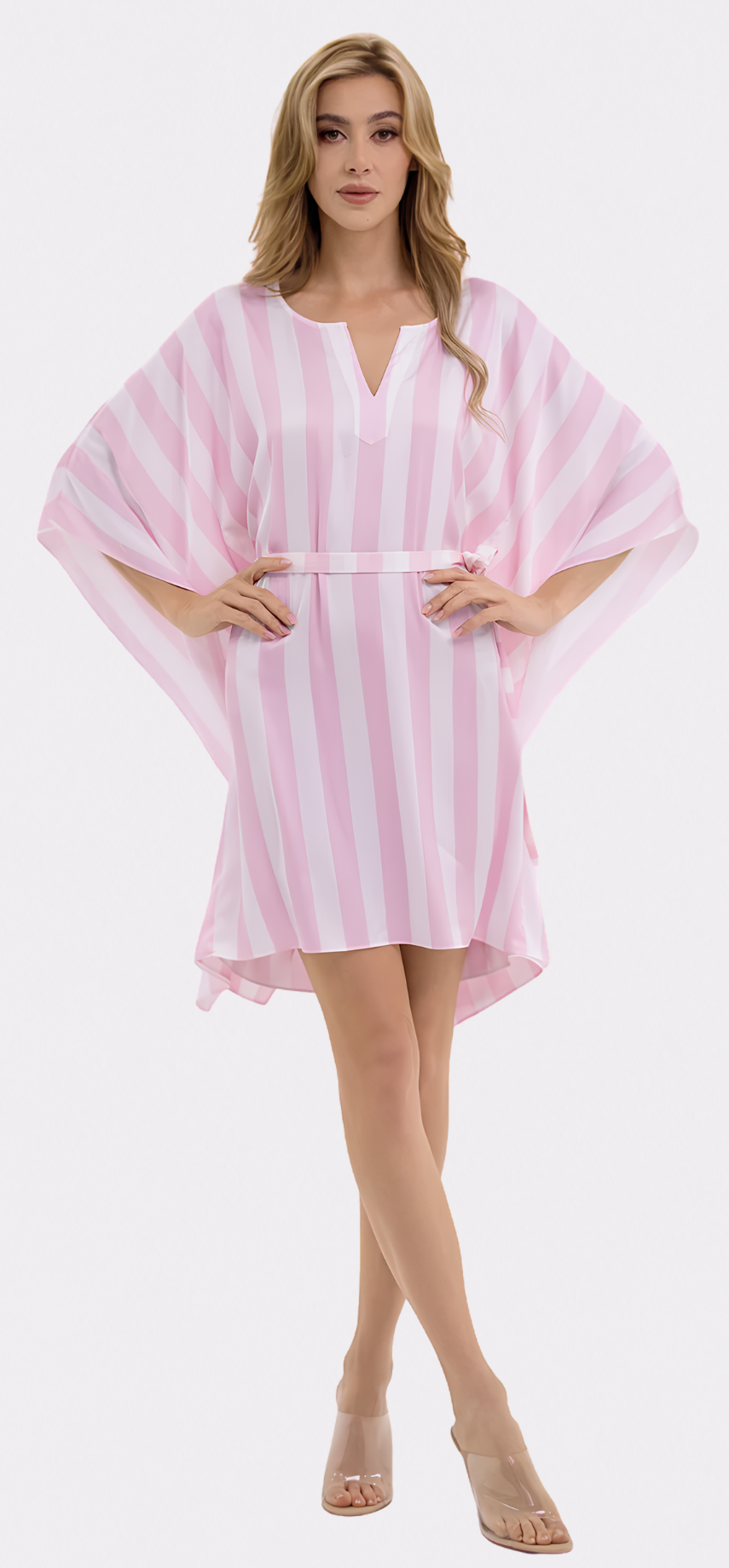 Cabana Pink Short Caftan