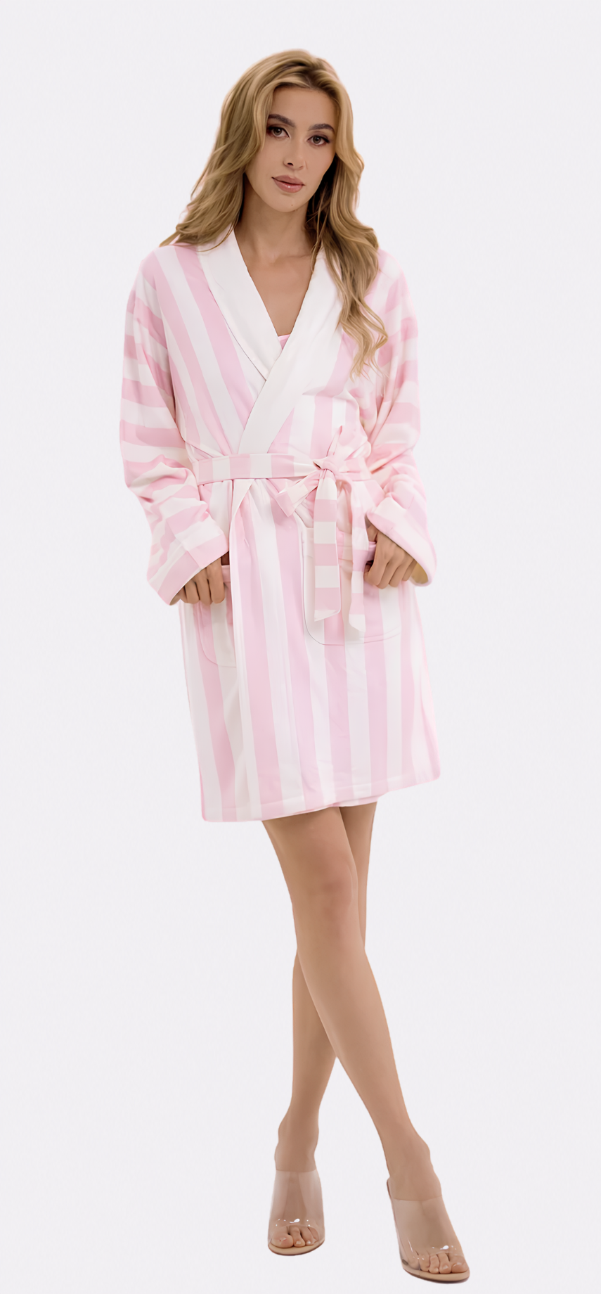 Cabana Pink Short Robe