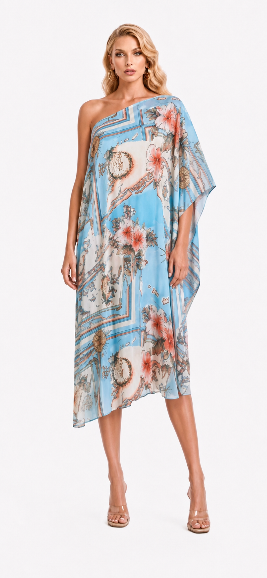 Les Îles Caraïbes 3-Way Convertible Short Caftan