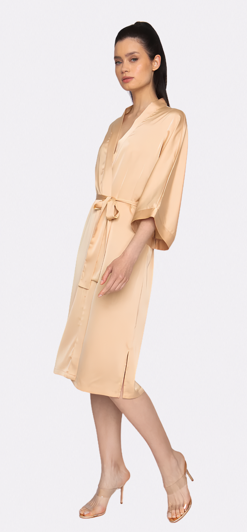 Champagne Silky Kimono