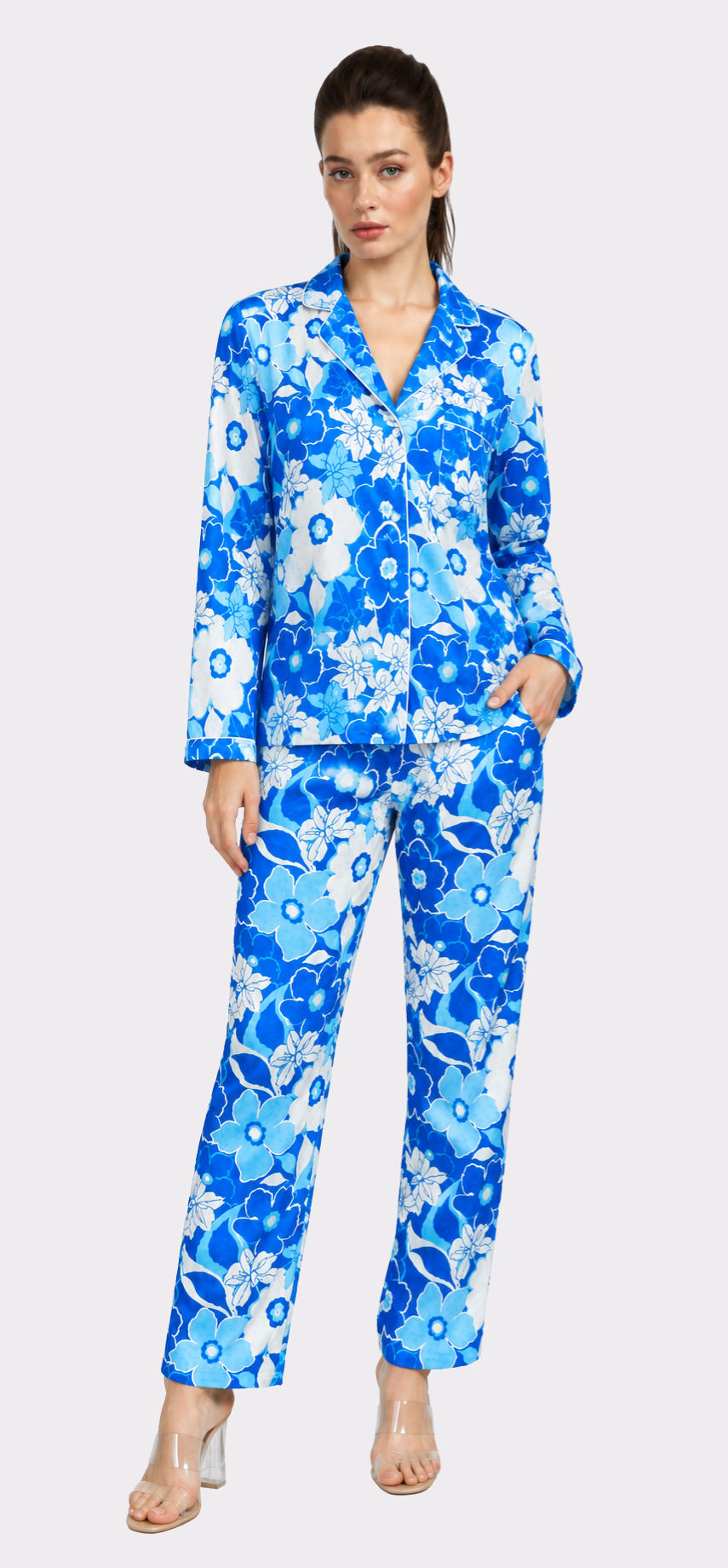 Blue Crush Short Sleeve & Pant PJ Set