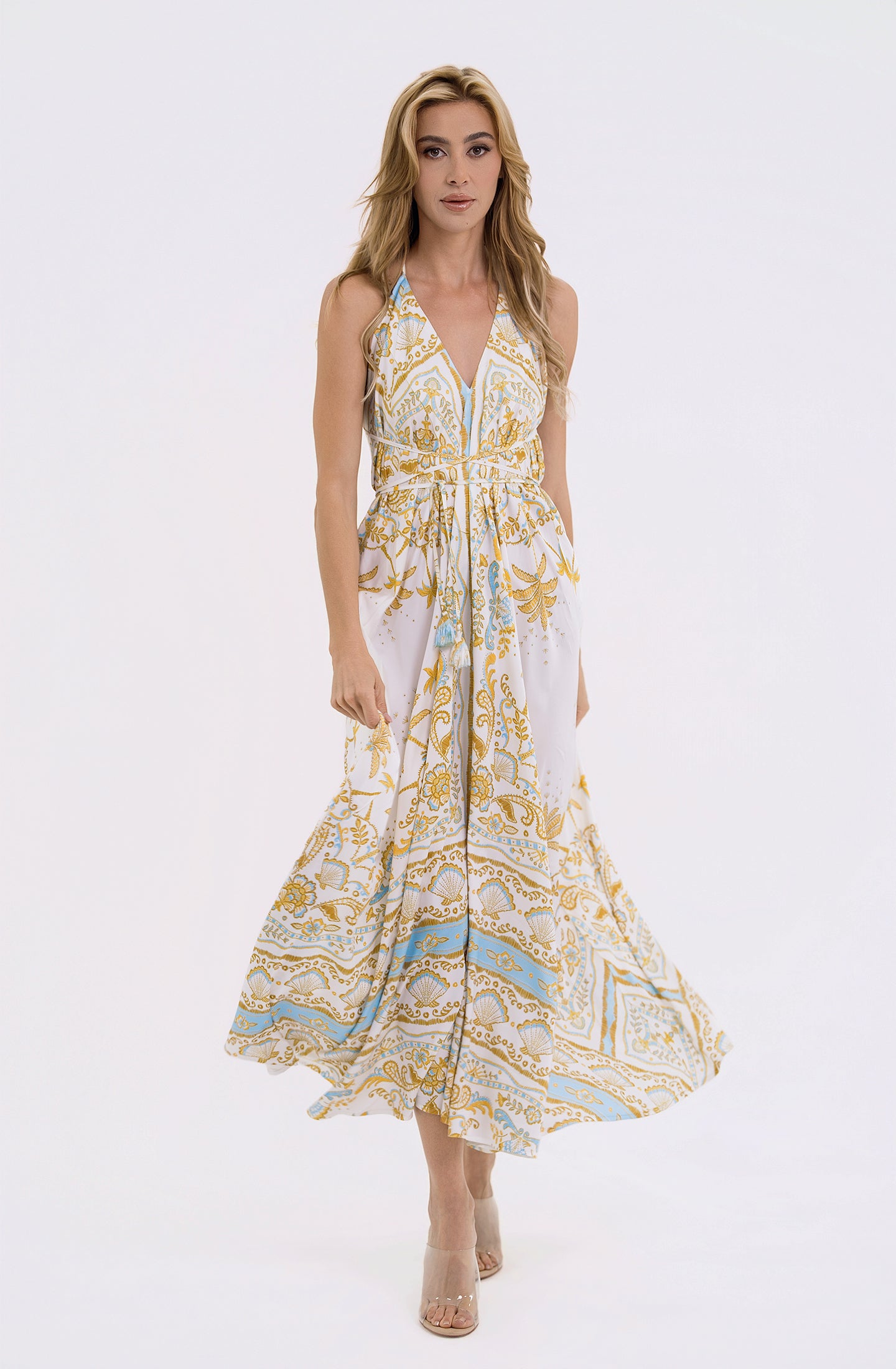 Mariela Infinity Dress | Luxury Blue Multiway Dress