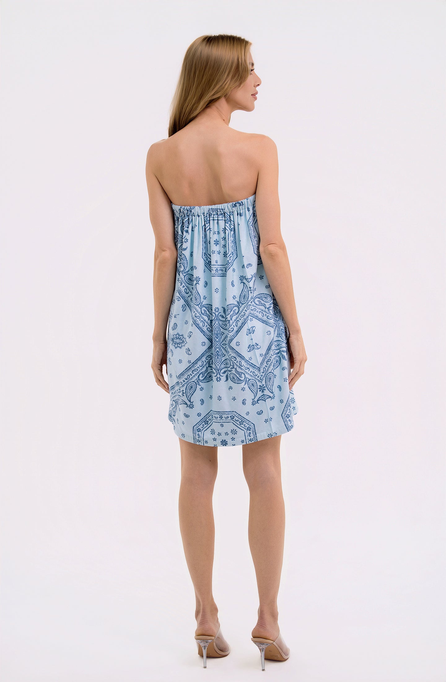 Bandana Azzura Spa Wrap | Luxury Blue Microfiber Wrap