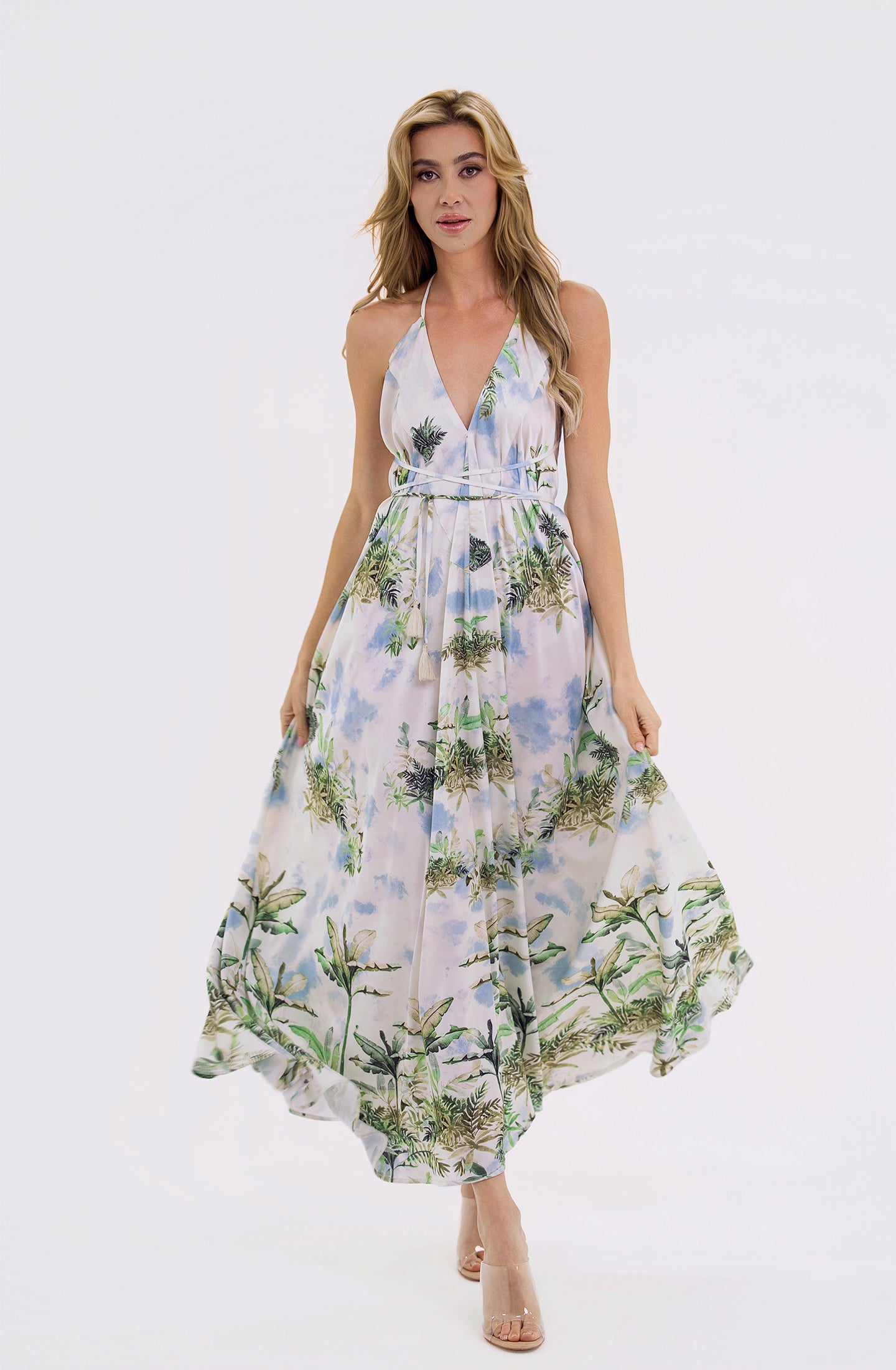 Palermo Infinity Dress | Luxury Blue Multiway Dress