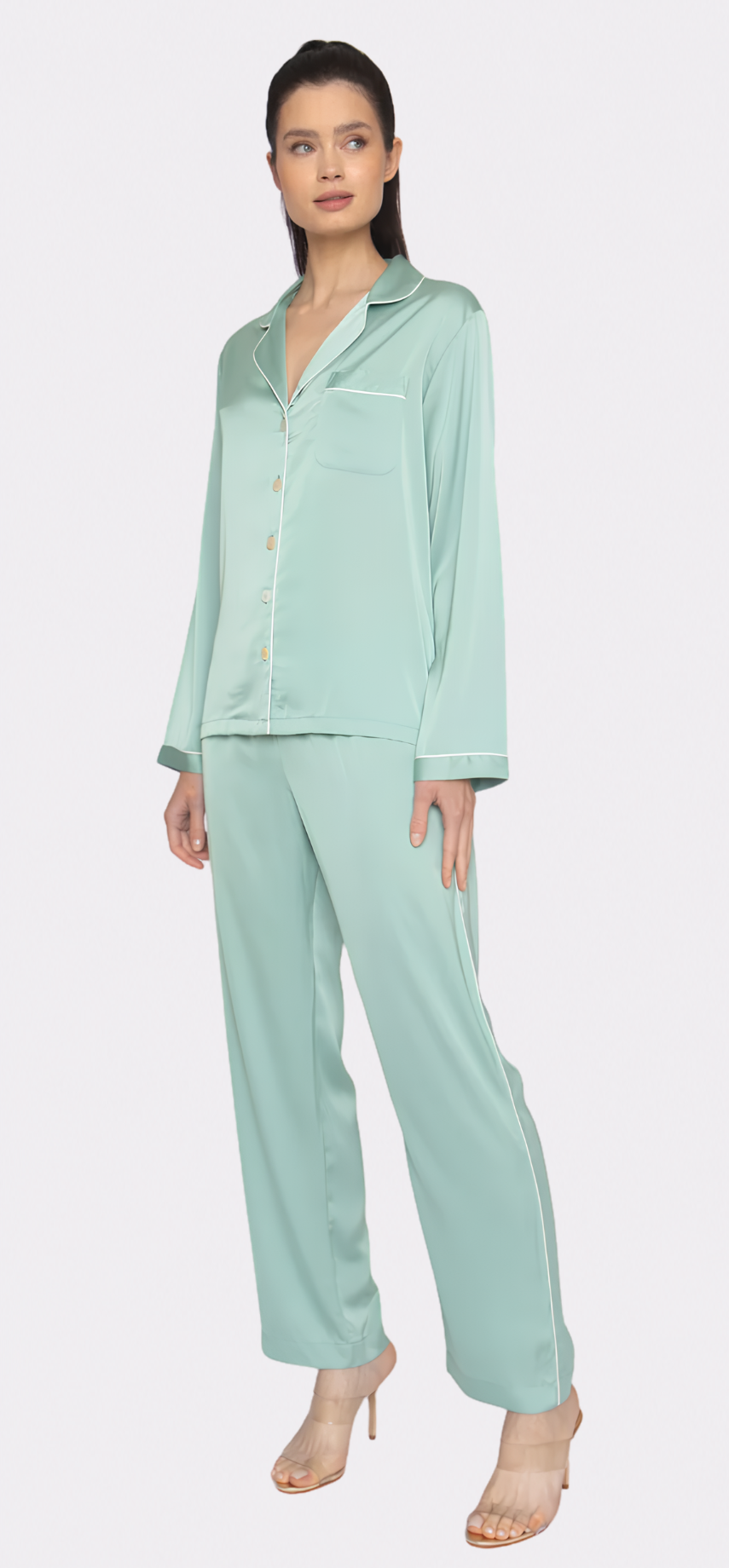Green Tea Long PJ Set