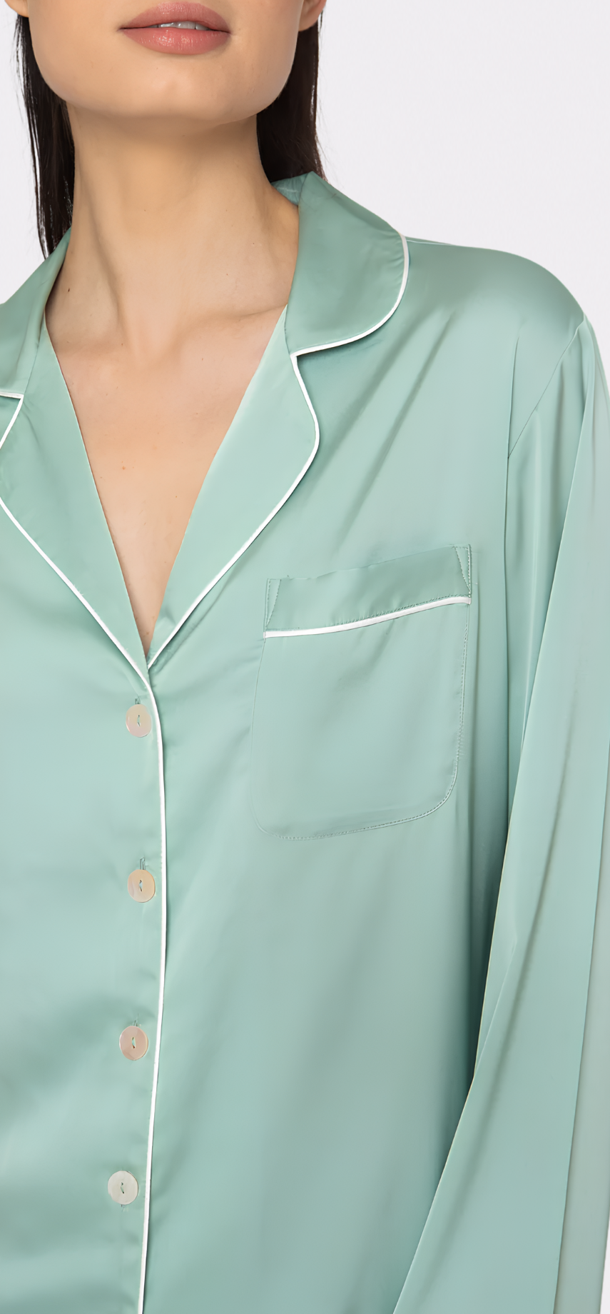 Green Tea Long PJ Set