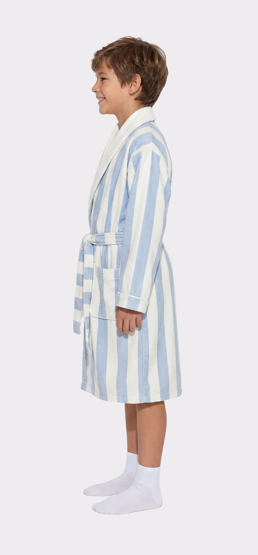 Cabana Blue Kid Robes