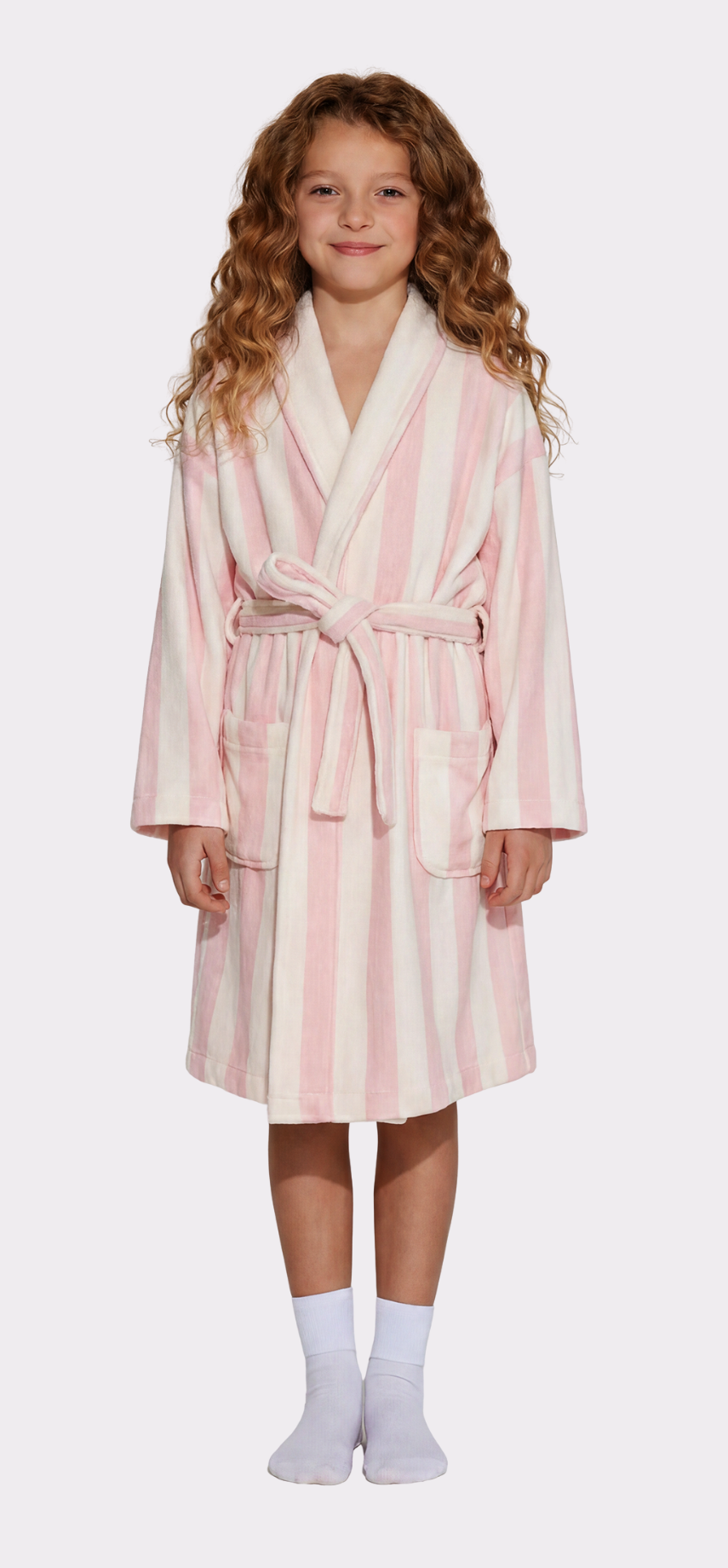 Kid Robes Cabana Pink