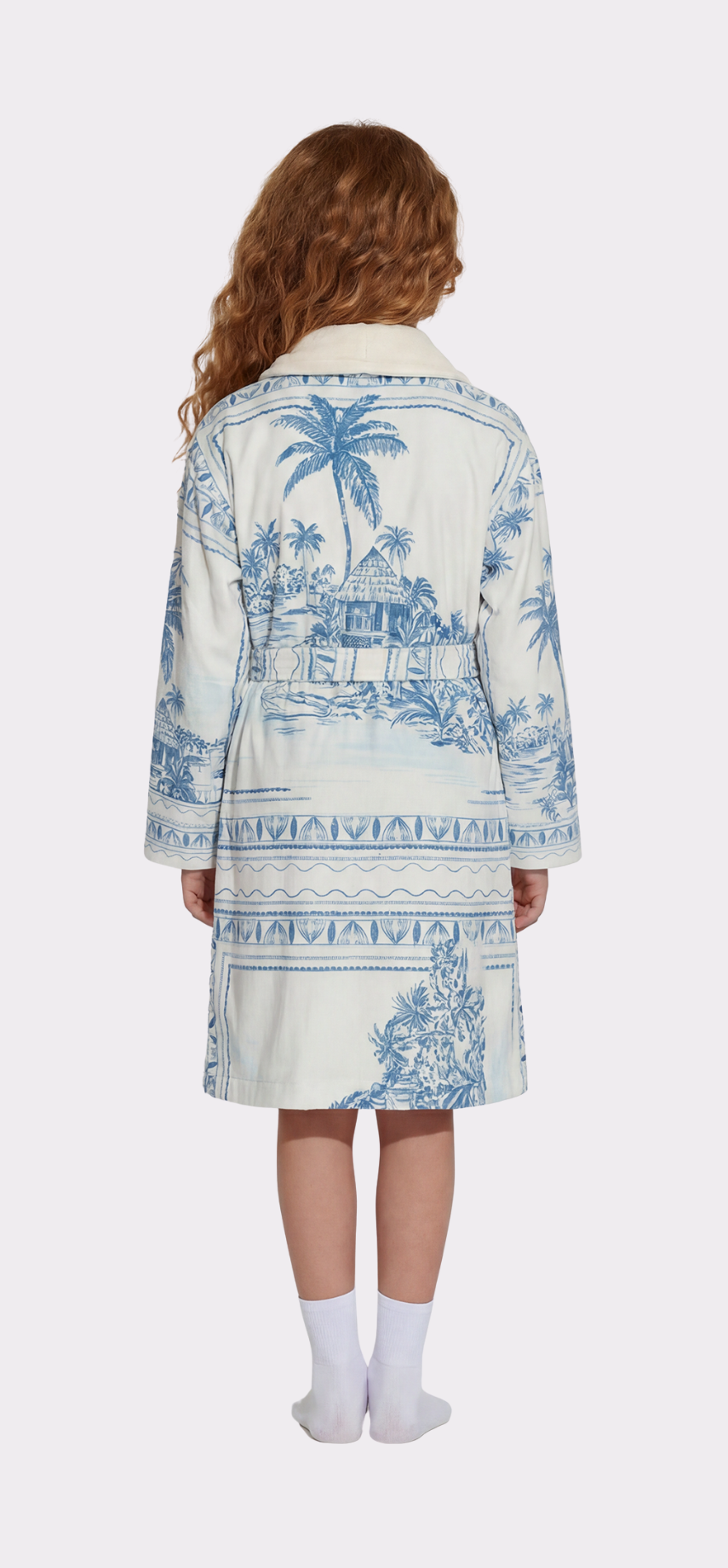Kids Robes Bungalow Blue