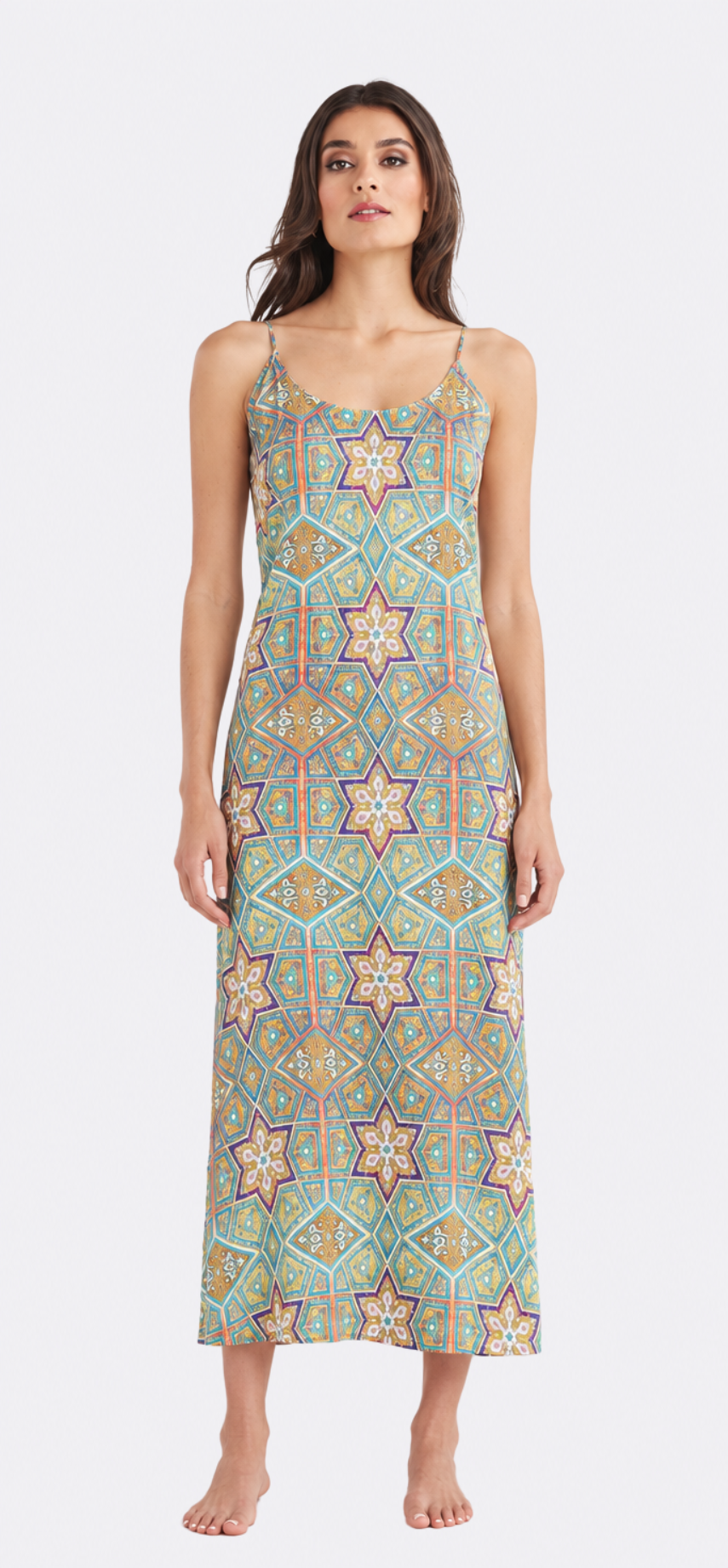 La Mamounia Coral Long Chemise
