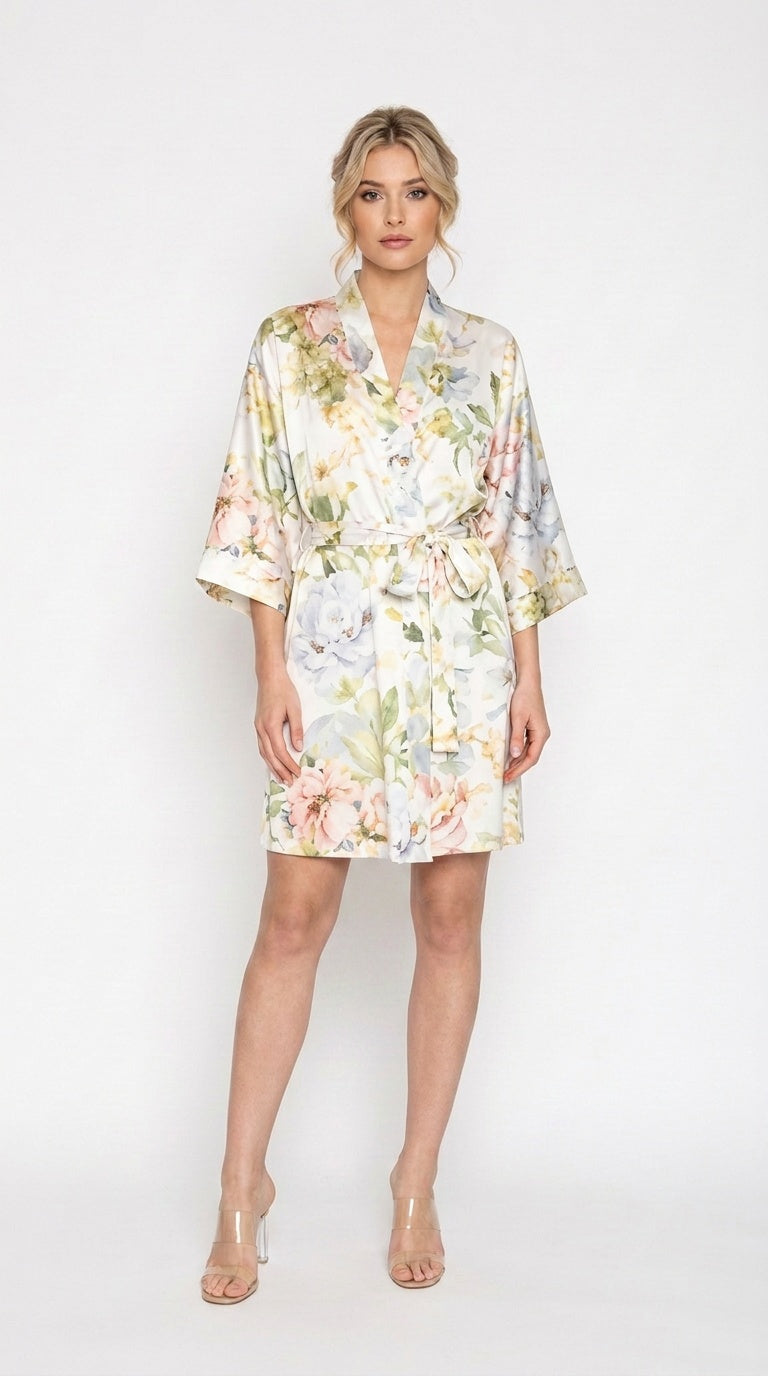 La Boheme Poly-Silk Kimono Robe | Wrap Up by VP