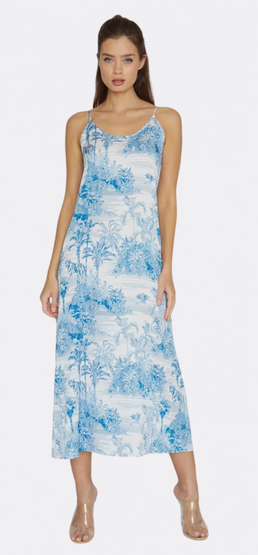 Landscape Blue Long Chemise