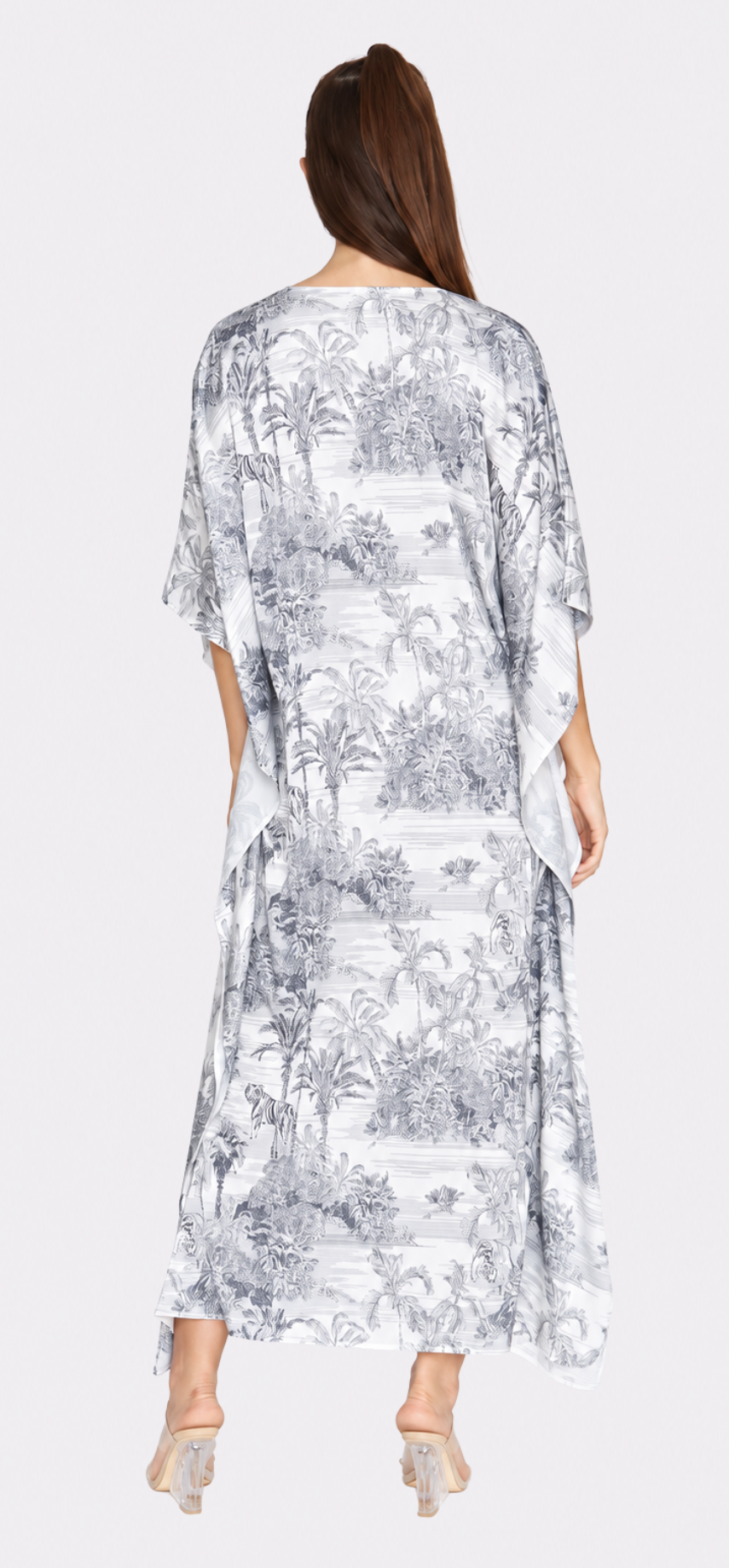 Landscape Grey Long Caftan