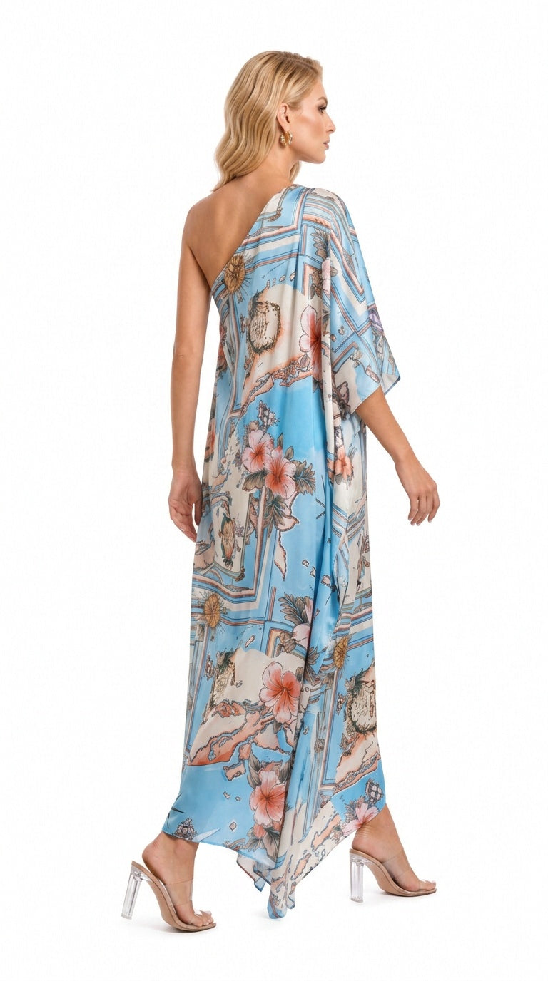 Les Îles Caraïbes 3-Way Convertible Long Caftan