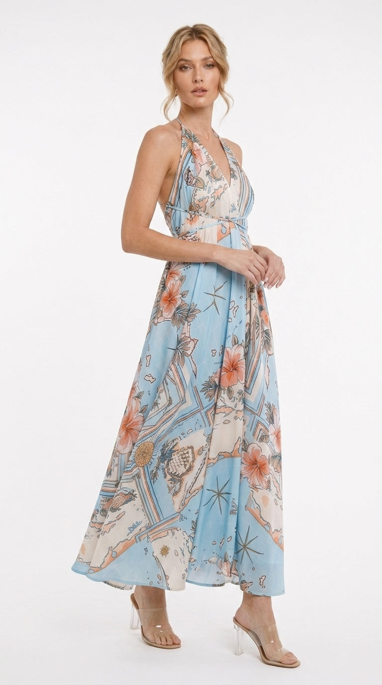 Les Îles Caraïbes Infinity Dress
