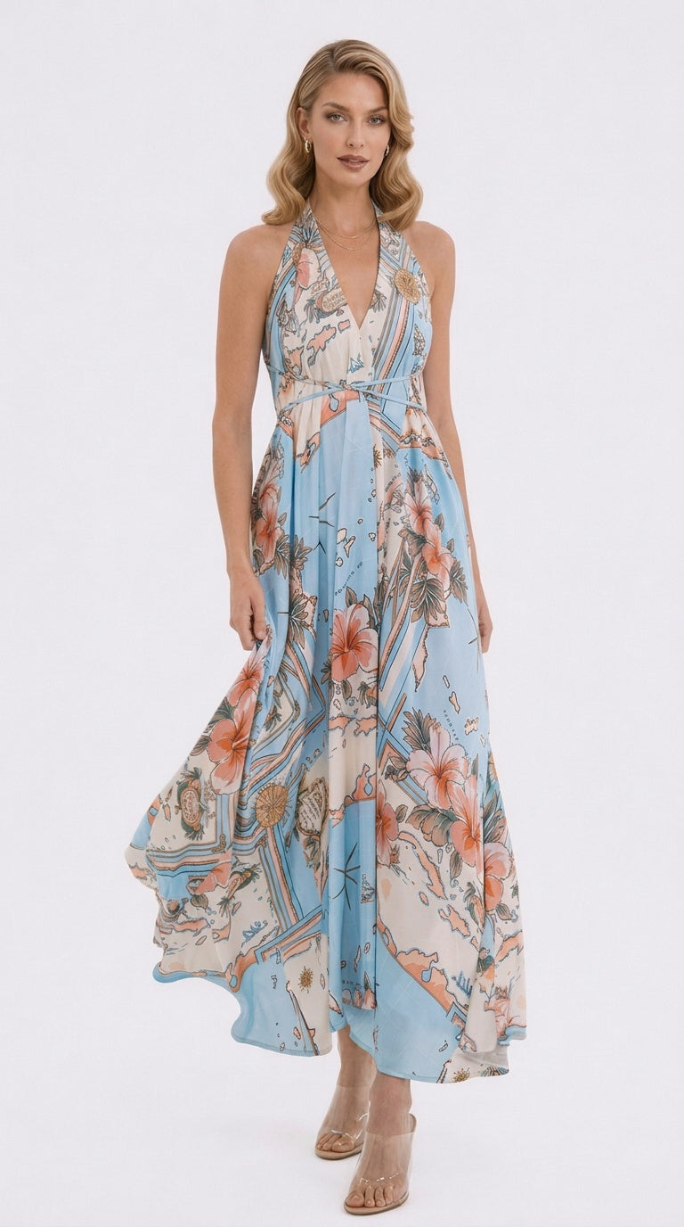 Les Îles Caraïbes Infinity Dress