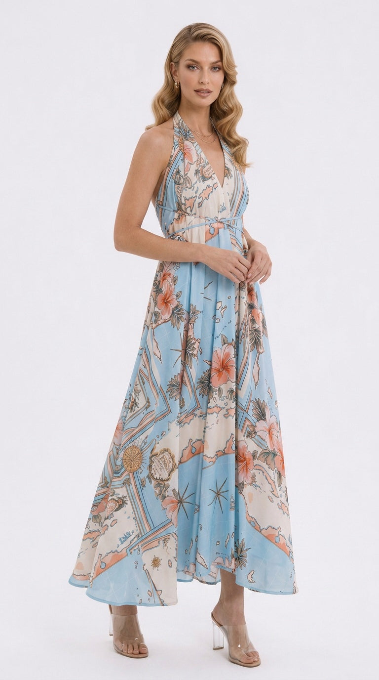 Les Îles Caraïbes Infinity Dress