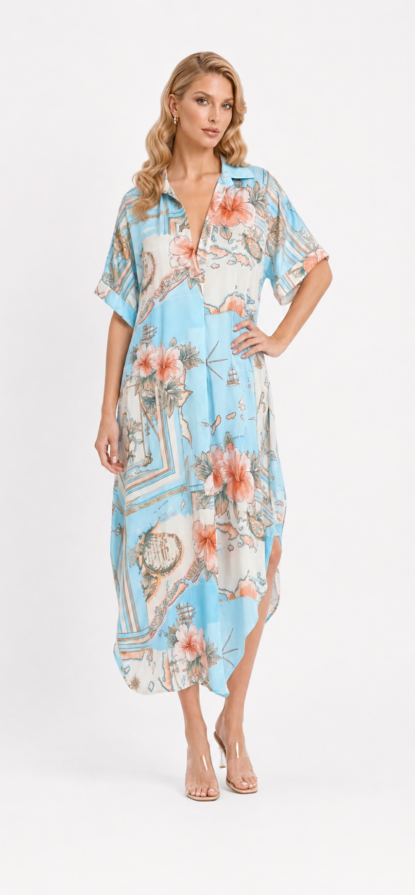 Les Îles Caraïbes Sophie Dress with Pockets | Wrap-Up by VP